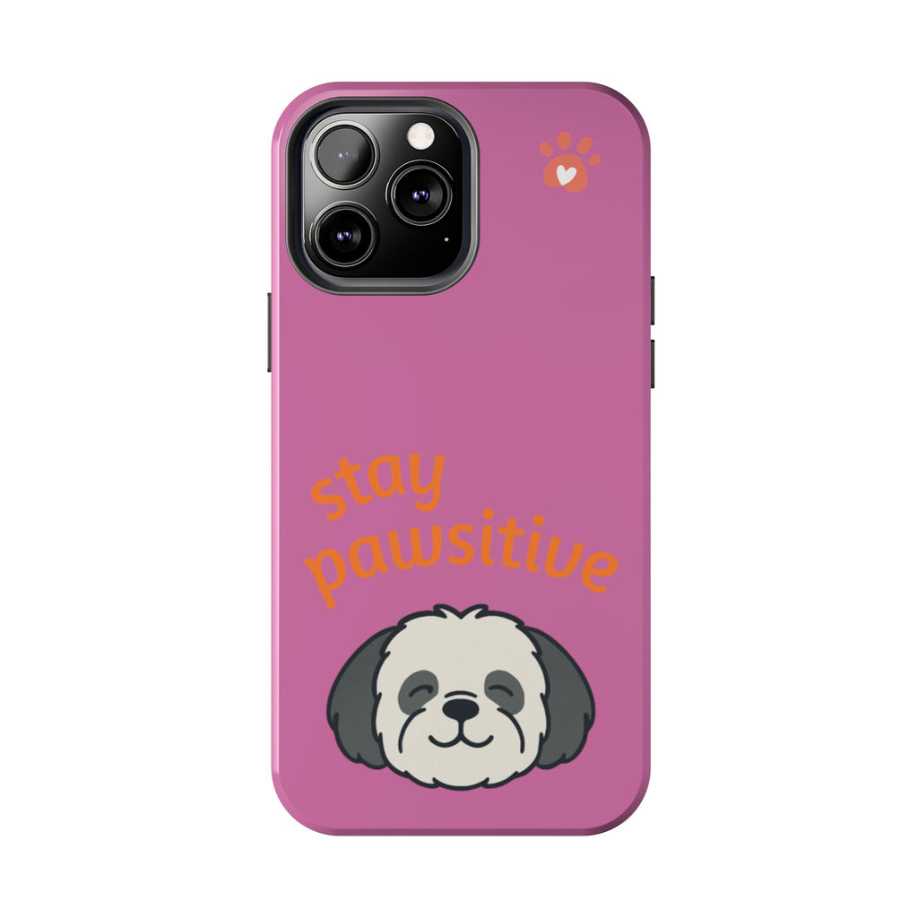 Chompy’s Stay Pawsitive Tough Phone Cases