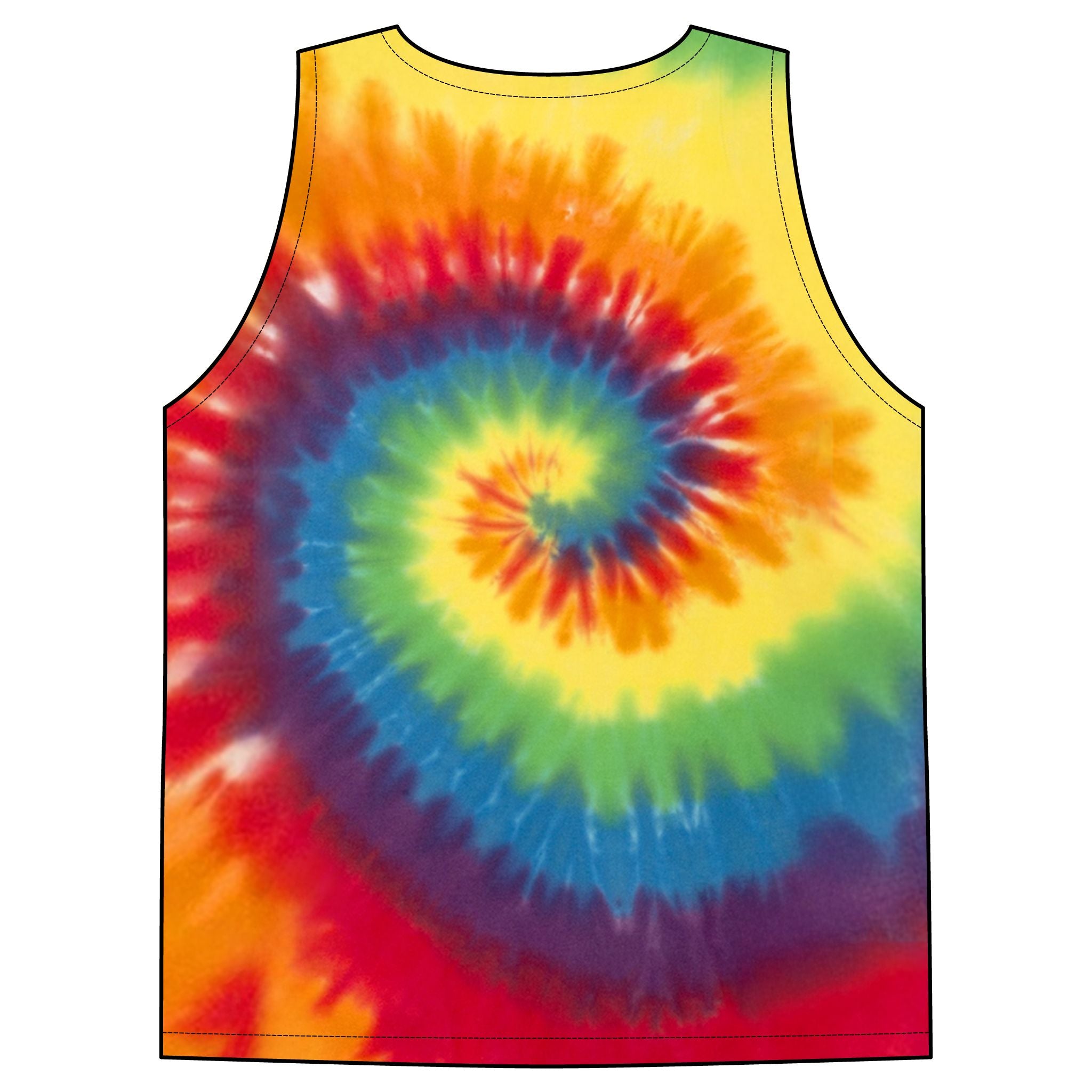 Cozy Shihpoo Tie-Dye Tank Top