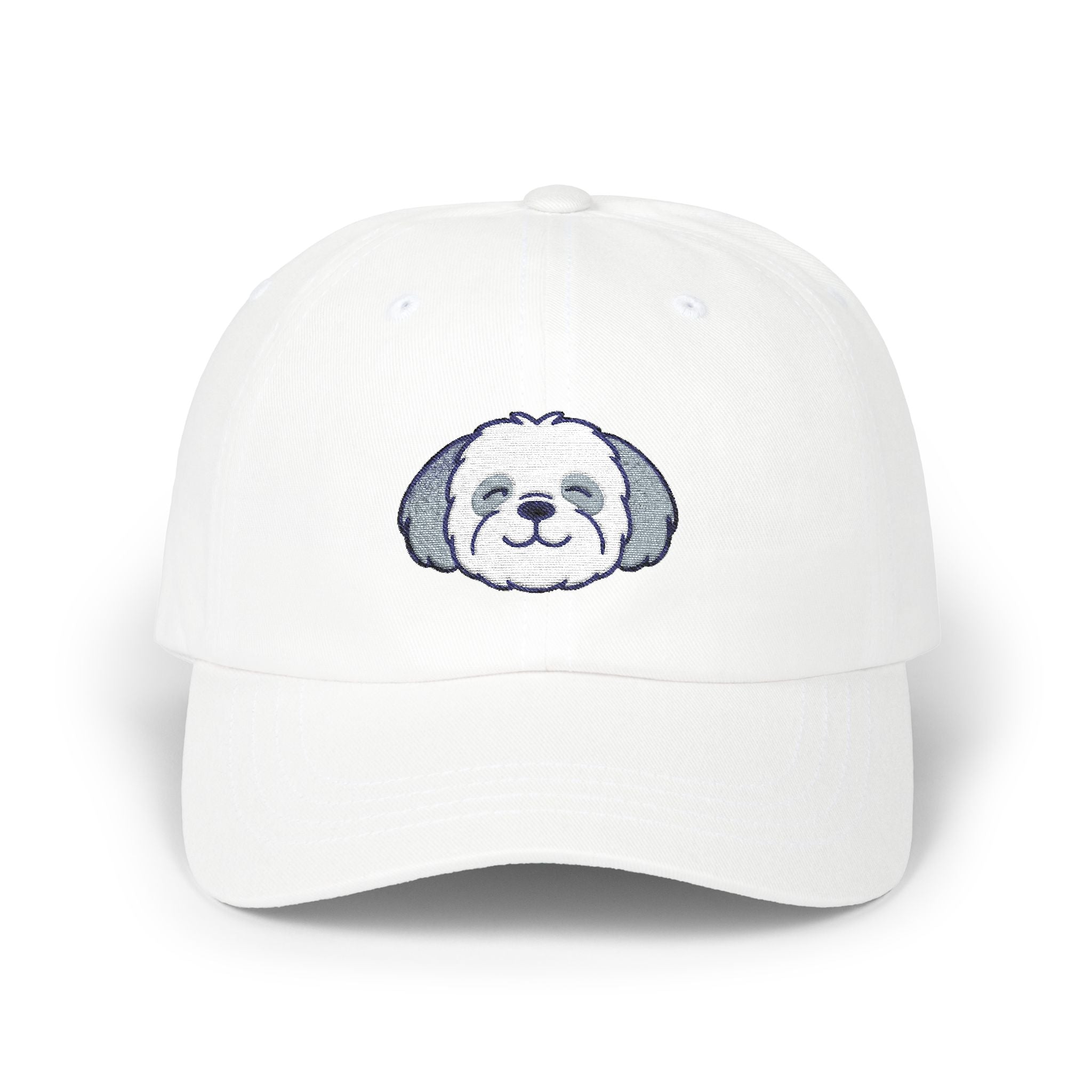 Smiling Shih Poo Dad Cap - Cute Shihpoo Puppy Baseball Hat