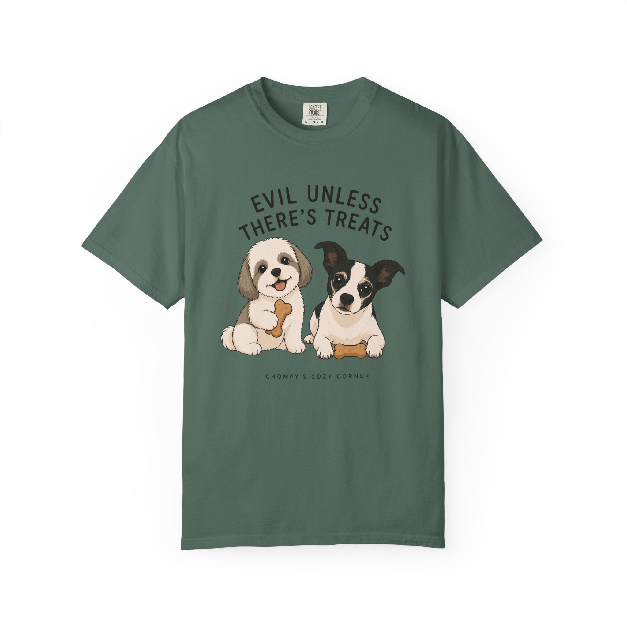 Chompy & Furriends ft. Wally: "Evil Unless There's Treats" Cute Puppy Graphic Tee