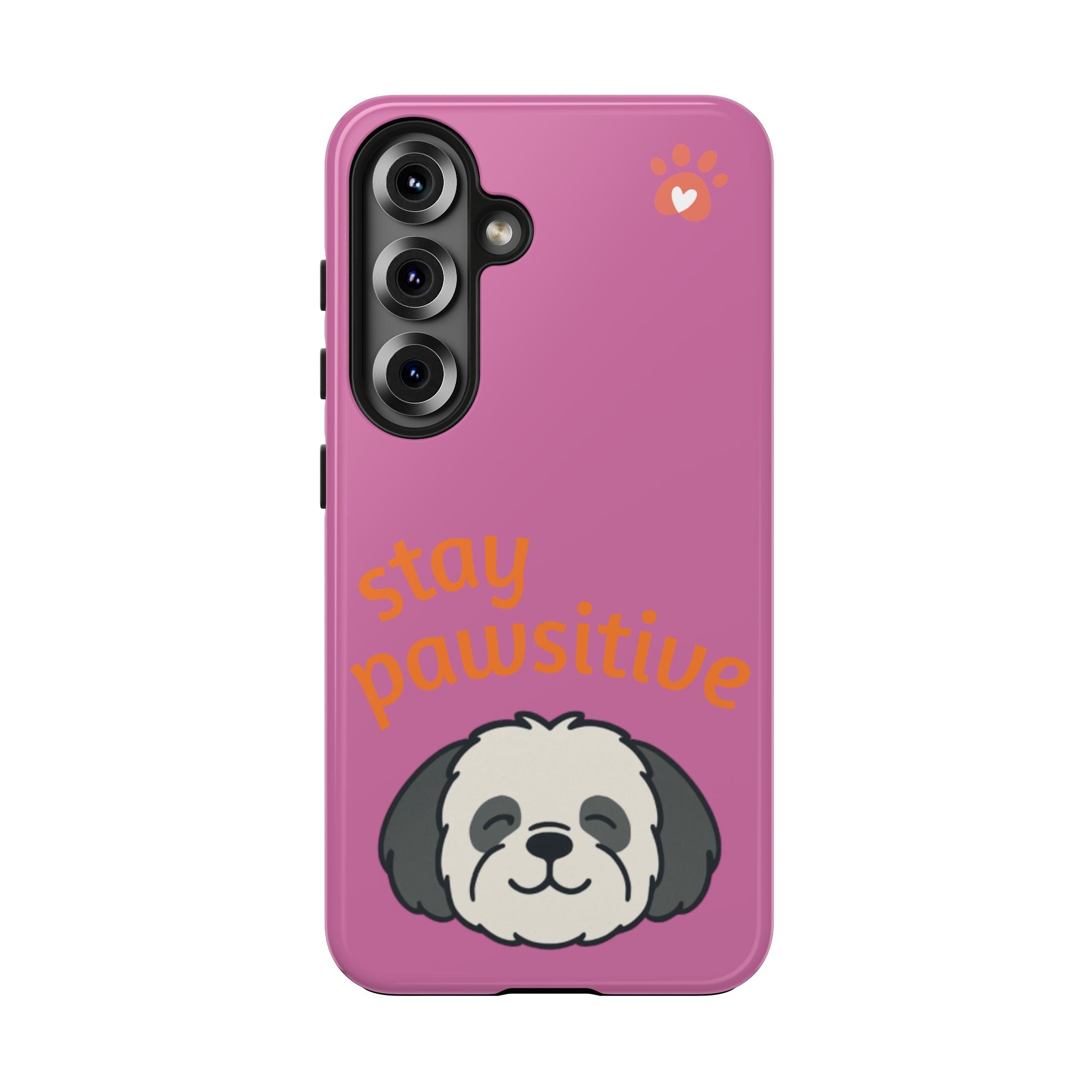 Chompy’s Stay Pawsitive Tough Phone Cases