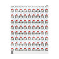 Cozy Chompy Shih-Poo Santa Wrapping Paper