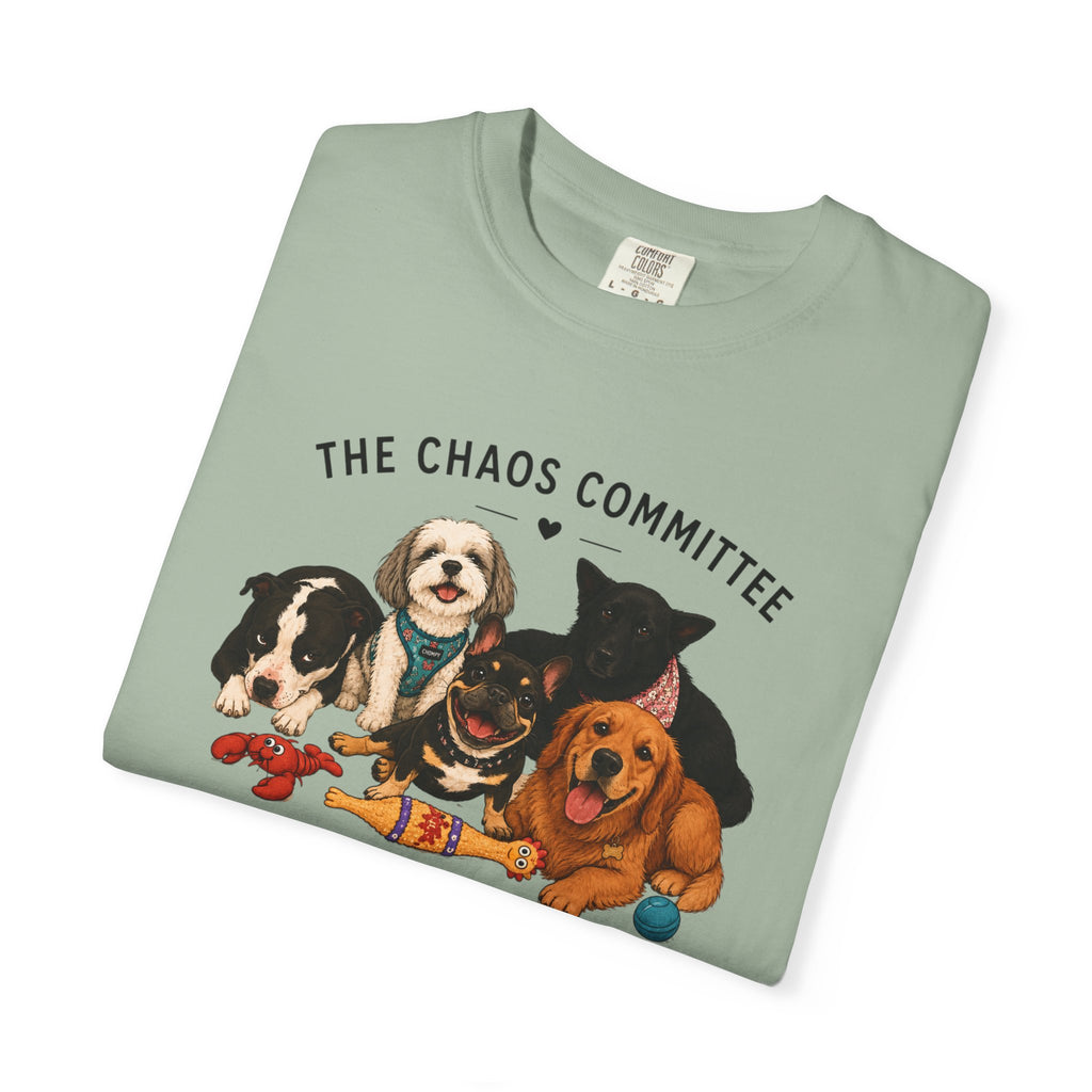 Chompy & Furriends ft. Fenlons: The Chaos Committee T-Shirt — Cute Pack of Dogs Graphic Tee