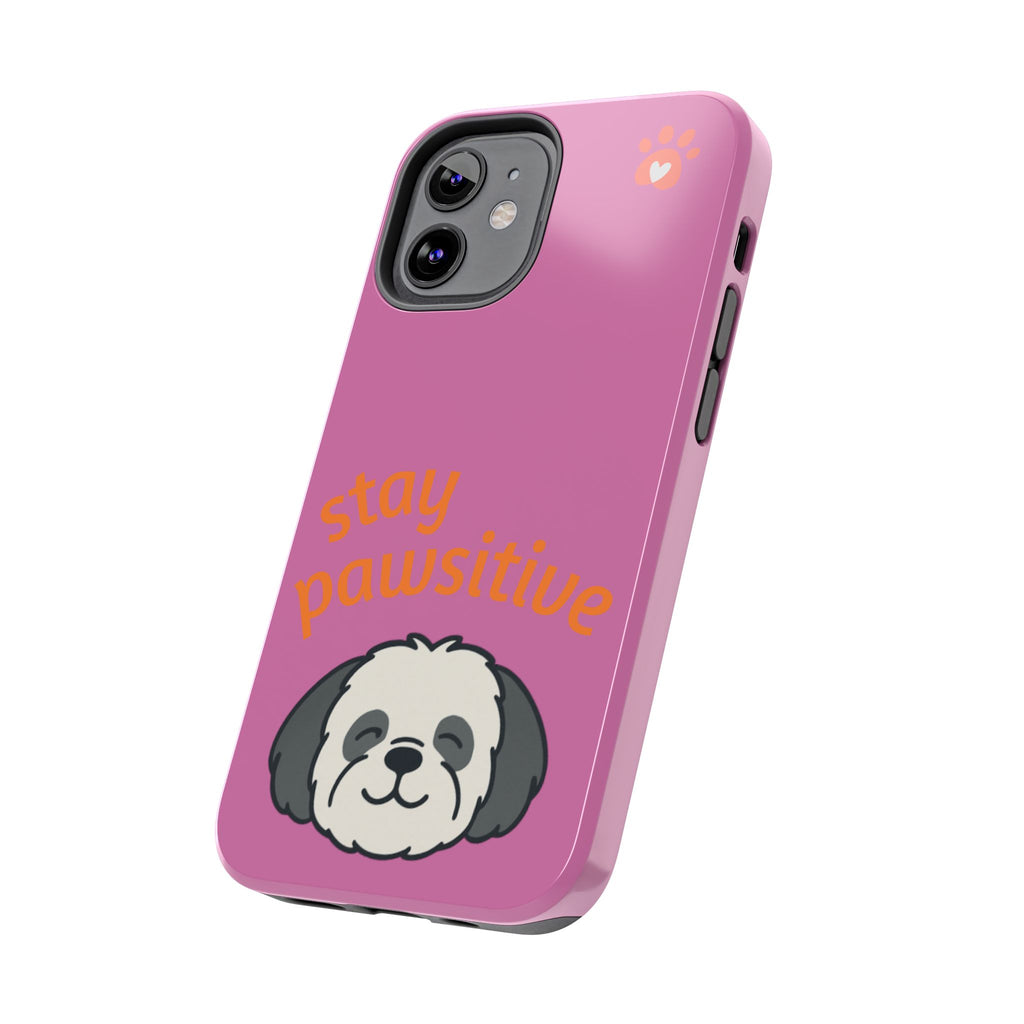 Chompy’s Stay Pawsitive Tough Phone Cases