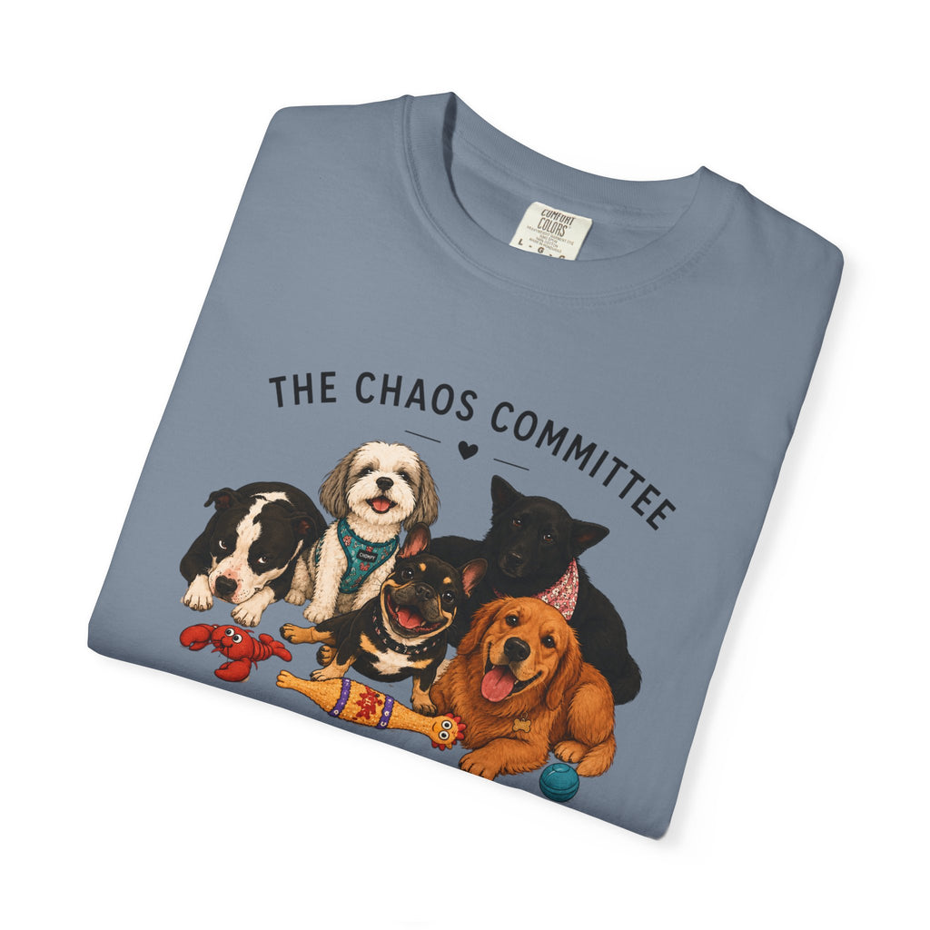 Chompy & Furriends ft. Fenlons: The Chaos Committee T-Shirt — Cute Pack of Dogs Graphic Tee