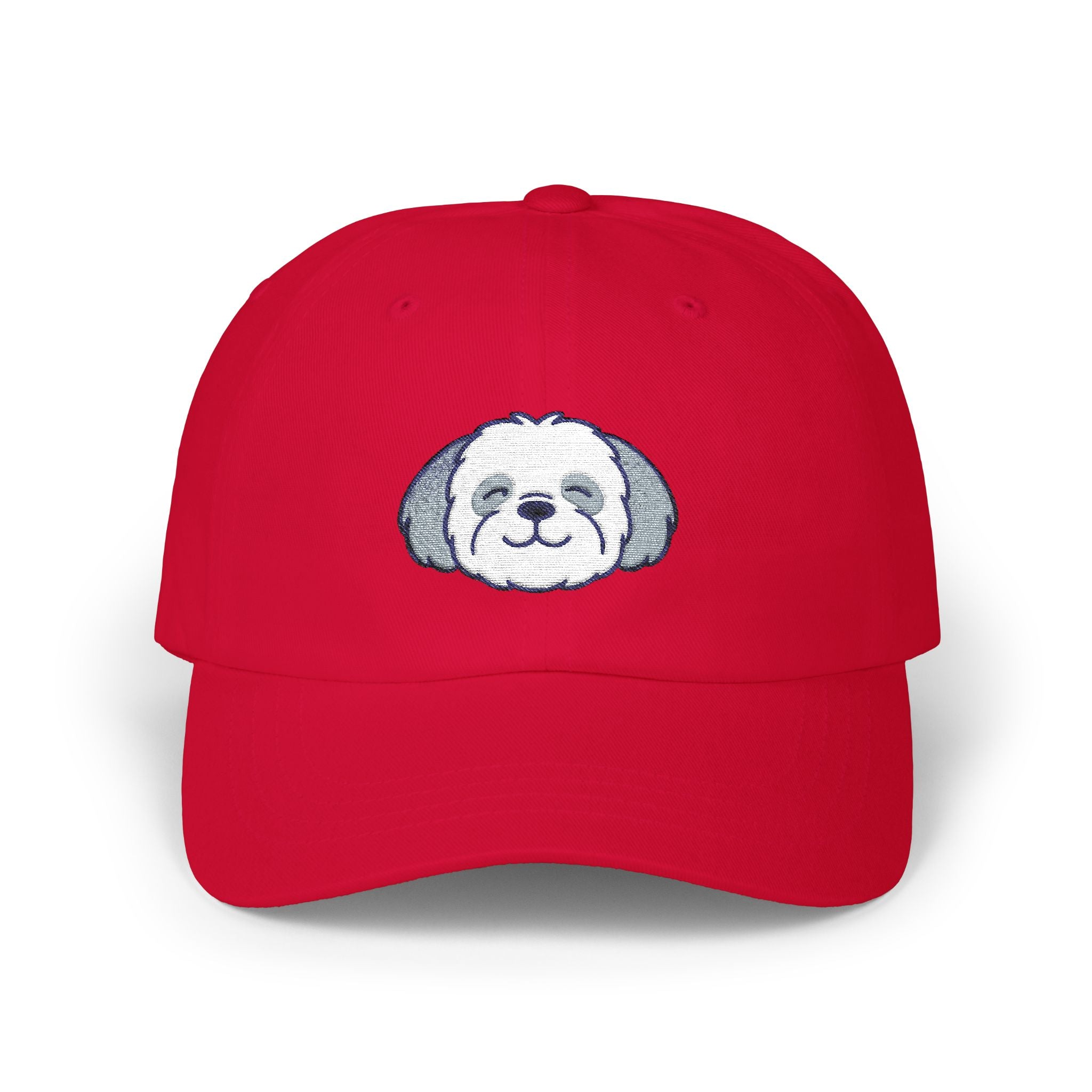 Smiling Shih Poo Dad Cap - Cute Shihpoo Puppy Baseball Hat