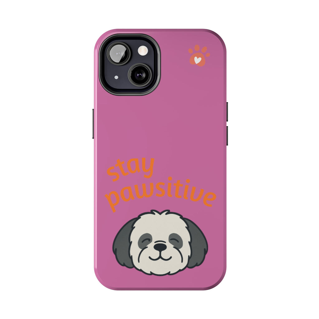 Chompy’s Stay Pawsitive Tough Phone Cases
