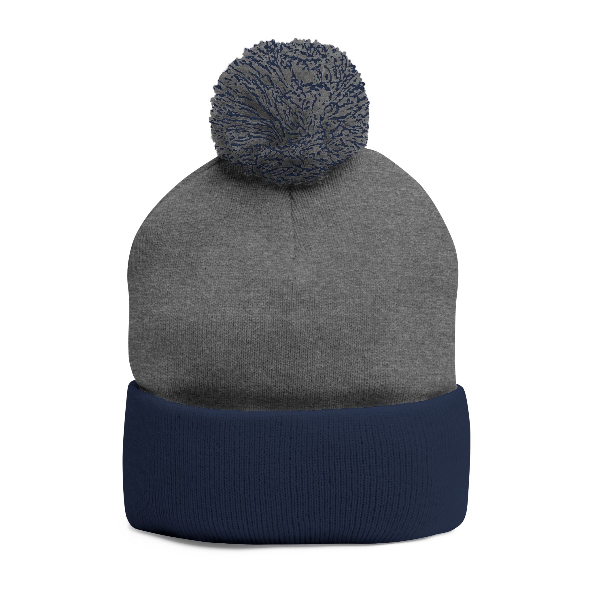 Cozy Shih-Poo Pom-Pom Knit Cap (Embroidery)