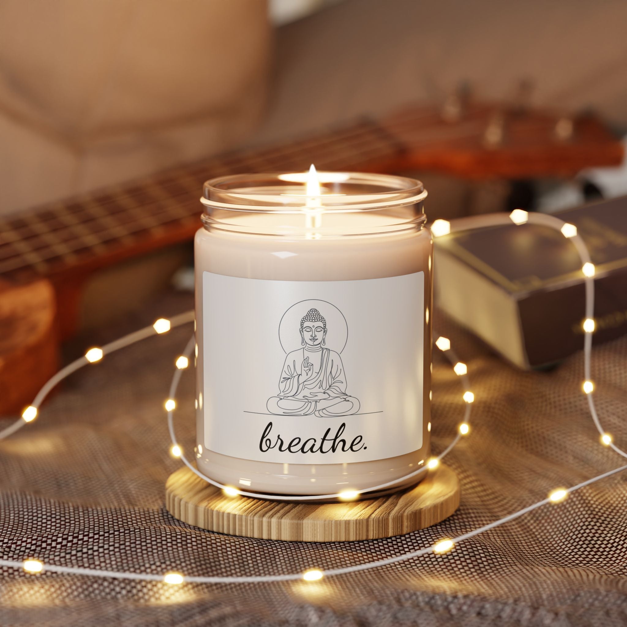 🧘‍♀️ Buddha “Breathe” Soy Candle