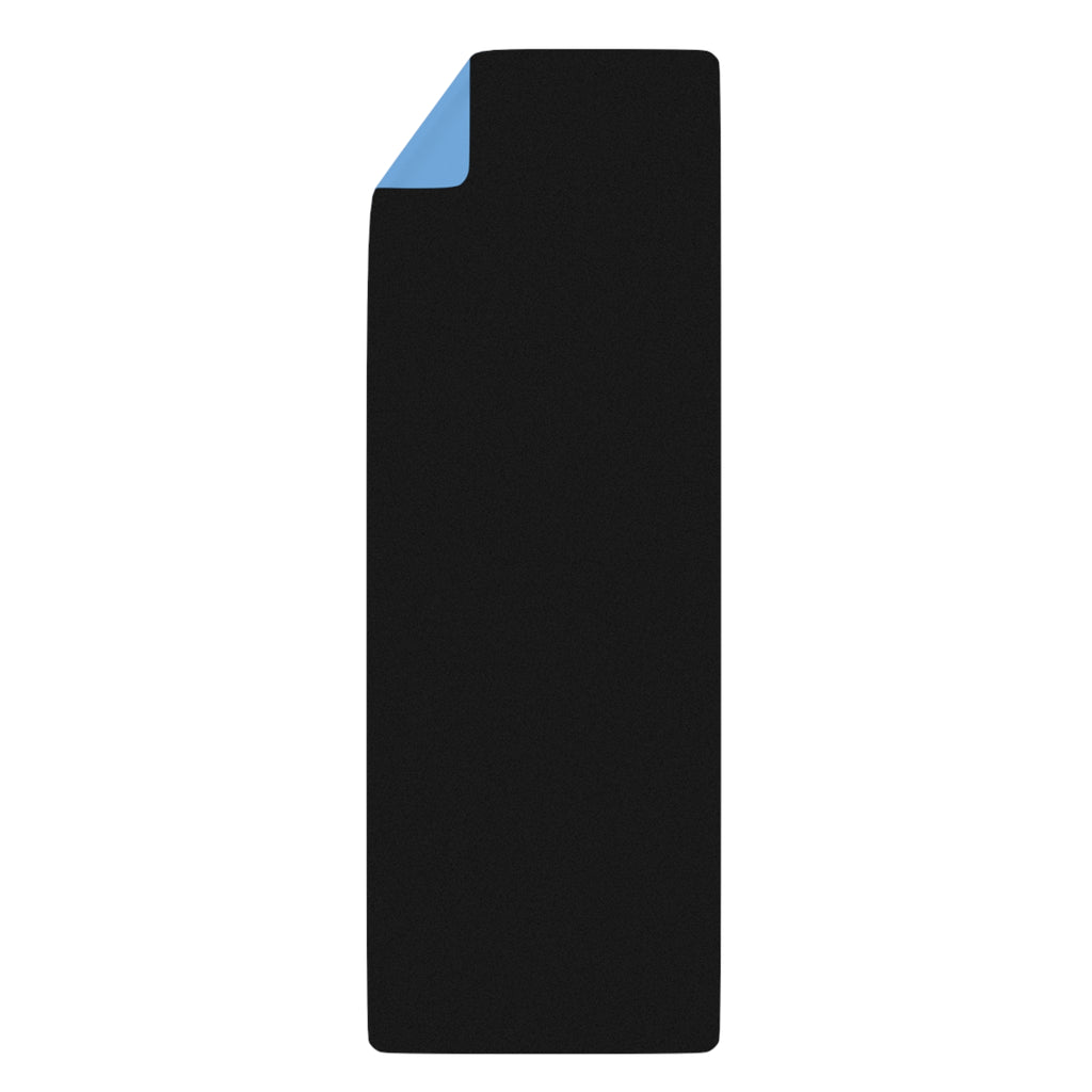 Cute Shark Rubber Yoga Mat — Non-Slip Blue Exercise Mat with Heart Bubble