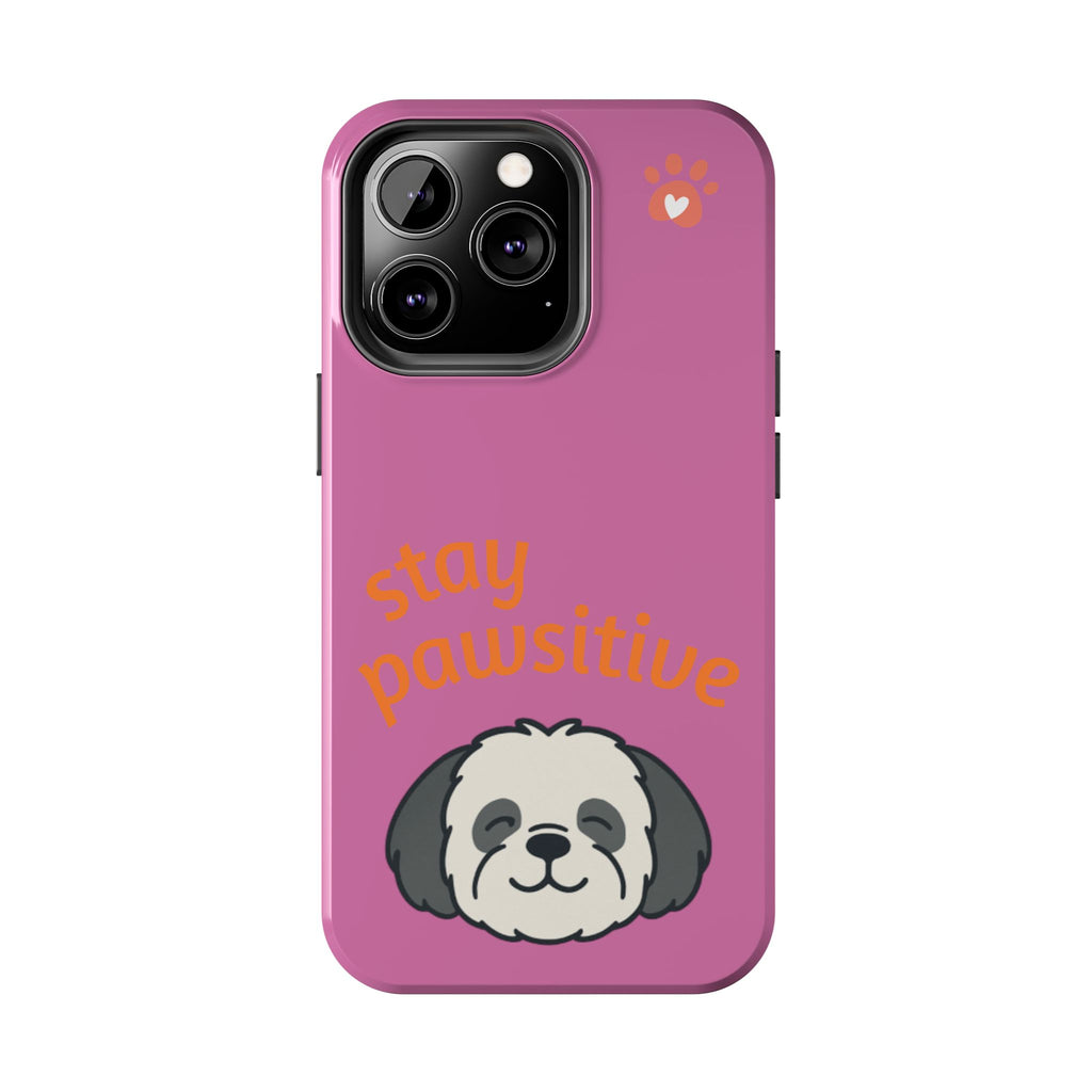 Chompy’s Stay Pawsitive Tough Phone Cases