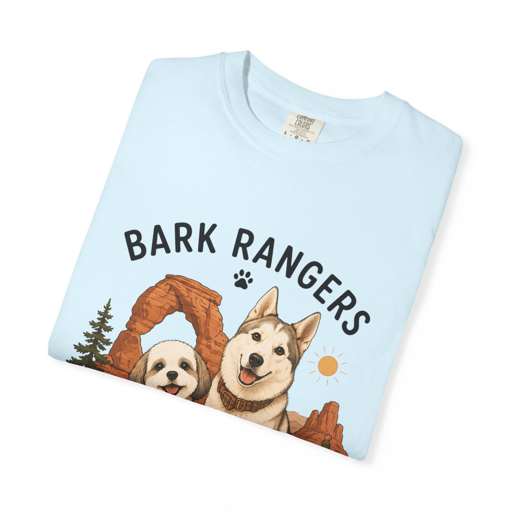 Chompy and Furriends ft. Boba: Bark Rangers T-Shirt — Cute Adventure Dog Graphic Tee
