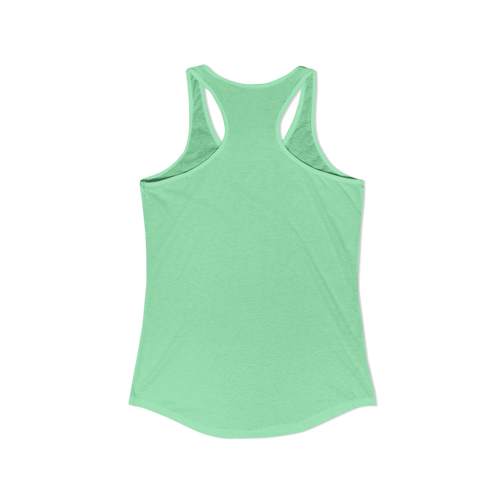 Women's Racerback Tank — "First Yoga, Then Brunch" Activewear