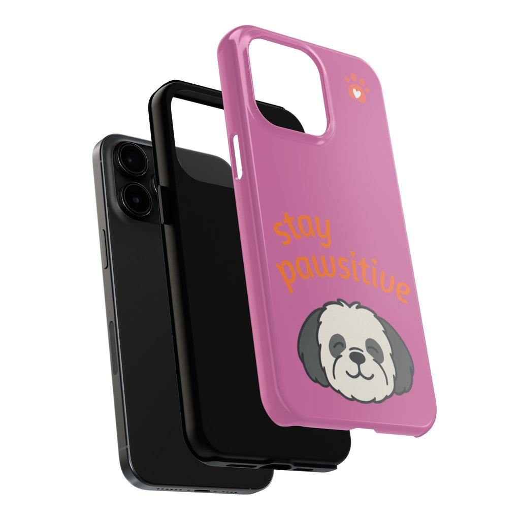 Chompy’s Stay Pawsitive Tough Phone Cases