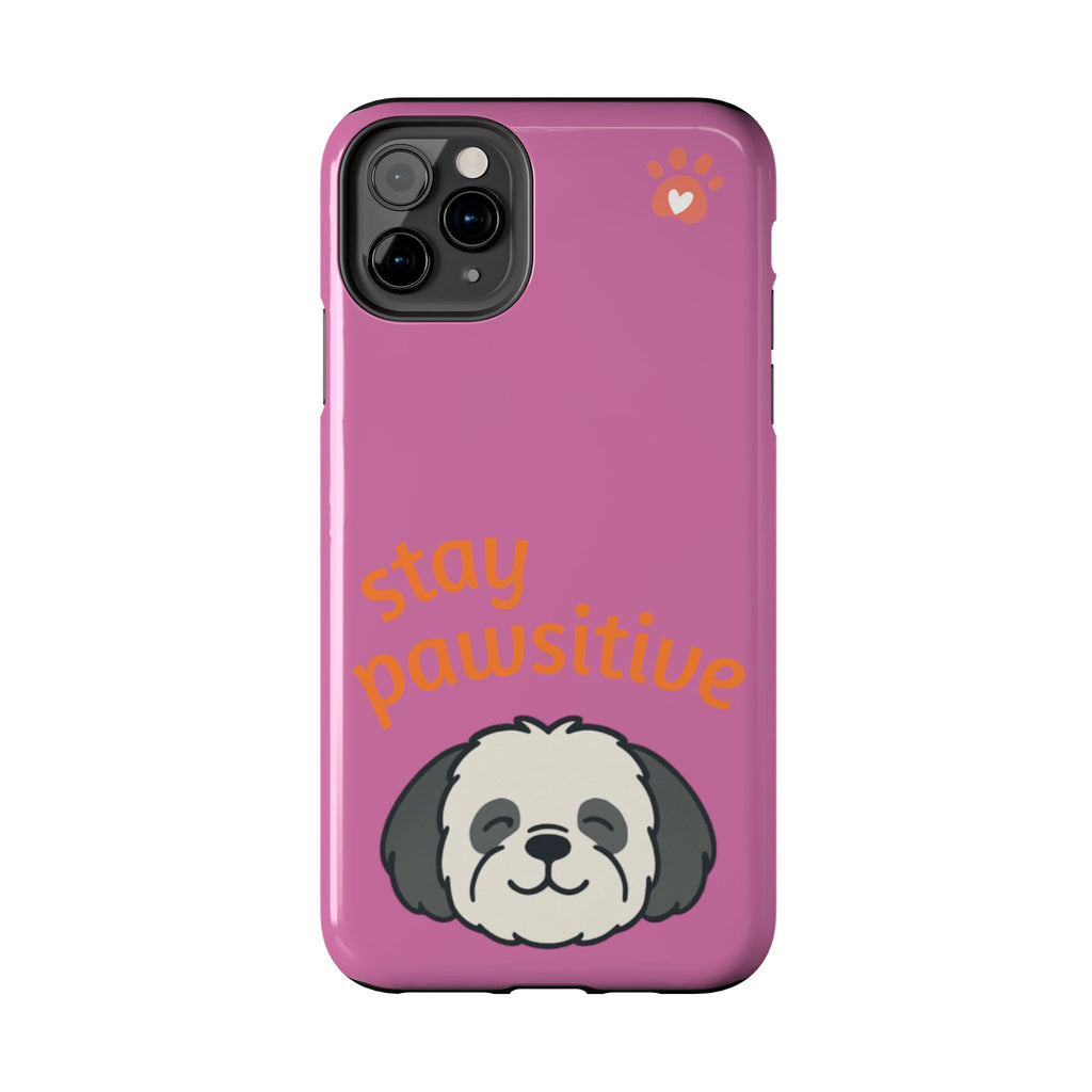Chompy’s Stay Pawsitive Tough Phone Cases