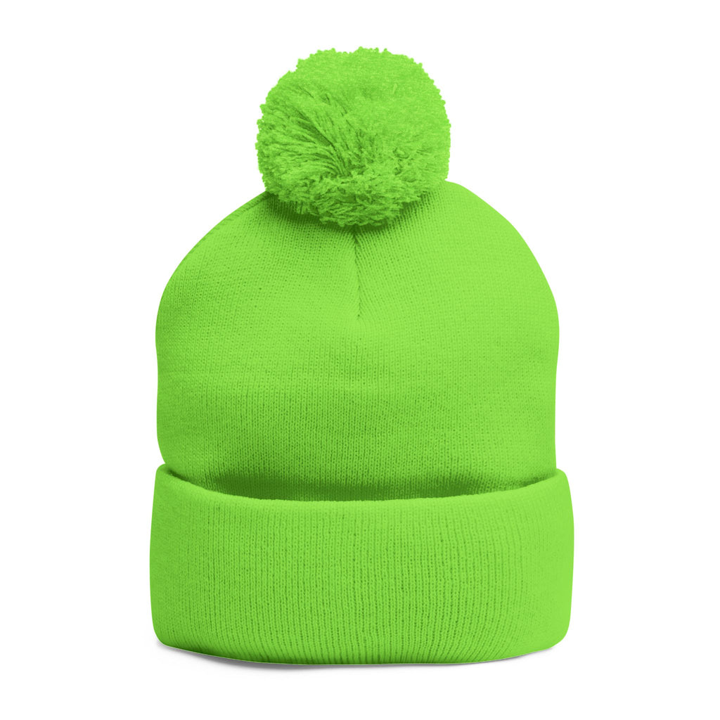 Cozy Shih-Poo Pom-Pom Knit Cap (Embroidery)